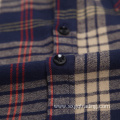 Classic 100% cotton flannel shirt in winter